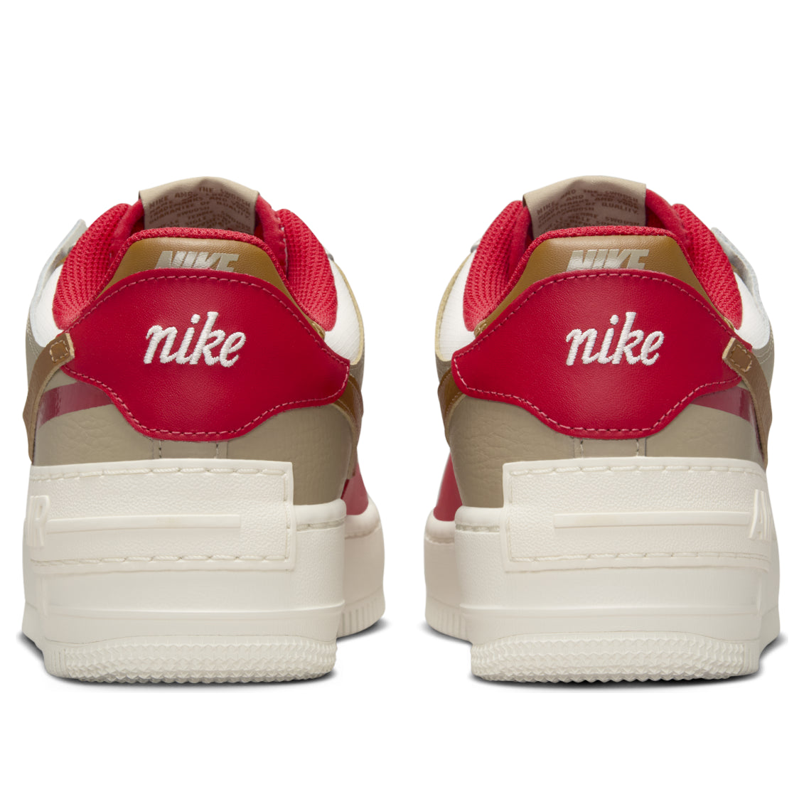 (WMNS) Nike Air Force 1 Shadow 'Phantom Fire Red Khaki' HQ3400-030
