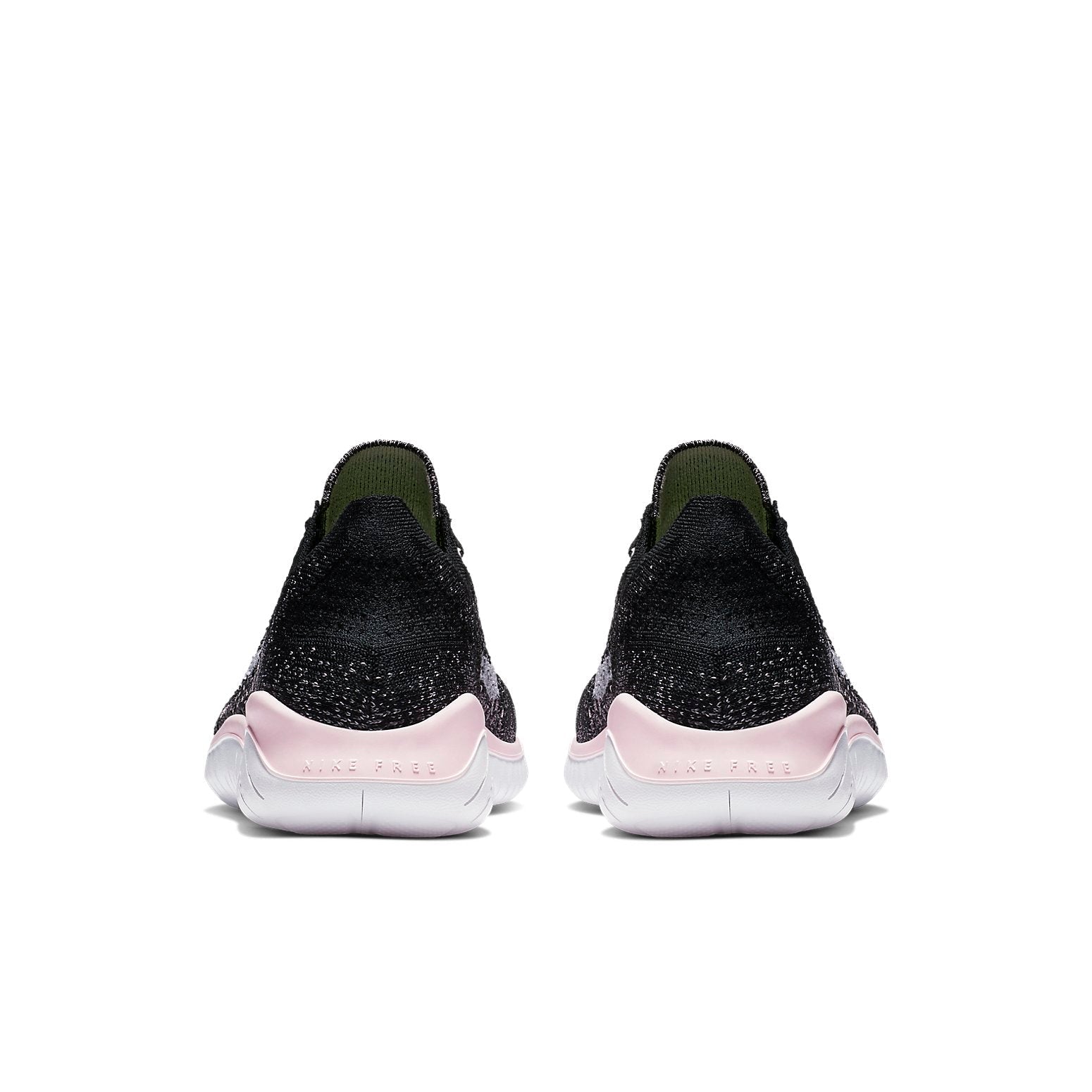 (WMNS) Nike Free RN Flyknit 2018 'Black Pink Foam' 942839-007