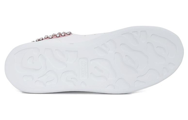 (WMNS) Alexander McQueen Sequin Oversize Shoes 'White Pink' 586393WHWKH9382