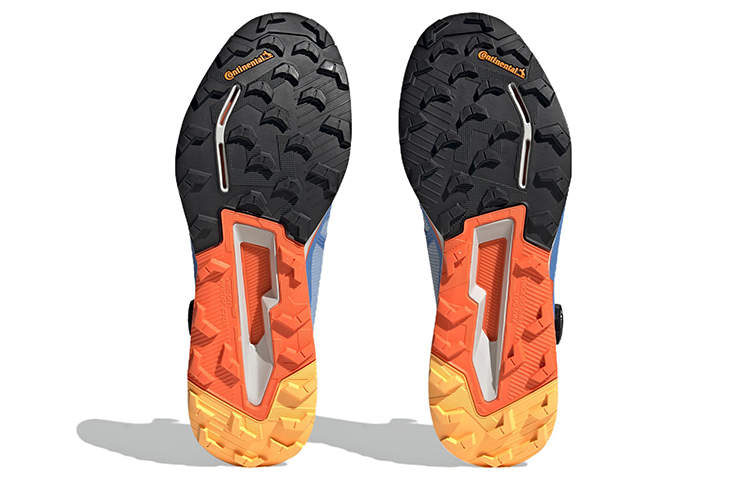 adidas Terrex Agravic Pro Trail Running Shoes 'Blue Dawn Impact Orange' HR1079