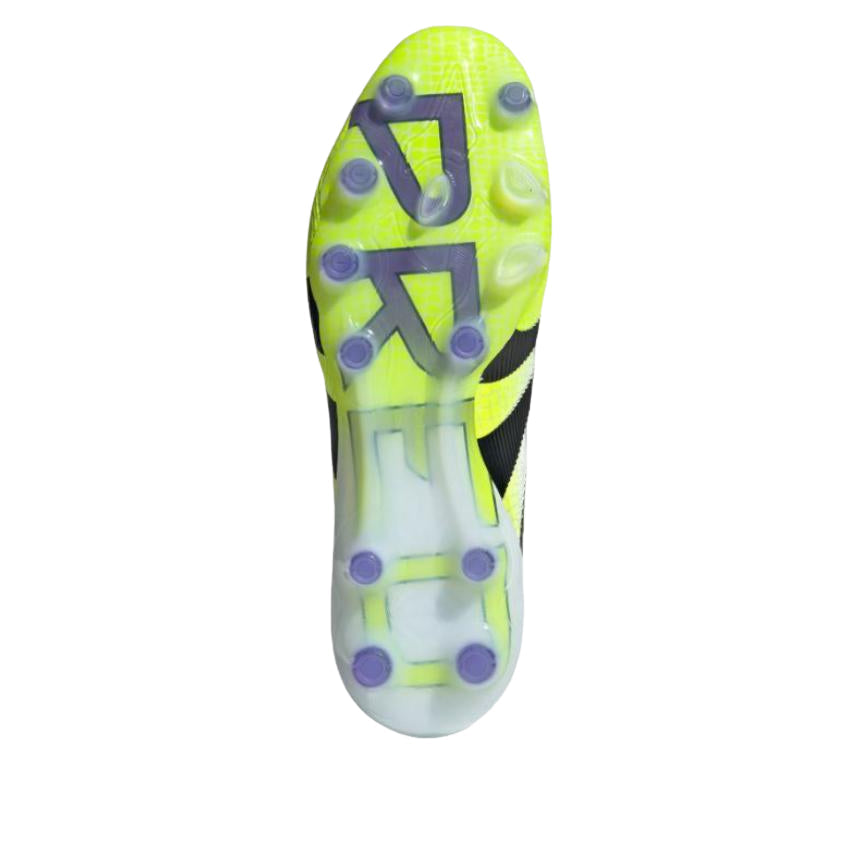 adidas Predator Pro HG 'Cloud White Core Black Lucid Lemon' JR4516