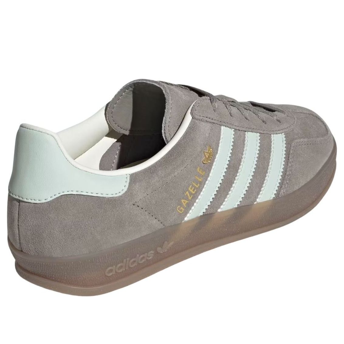 (WMNS) adidas Gazelle Indoor 'Silver Pebble Linen Green Gum' JR2430