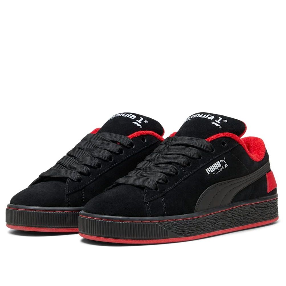 PUMA Formula 1 75 Years Suede XL 'Puma Black Pop Red' 308894-01