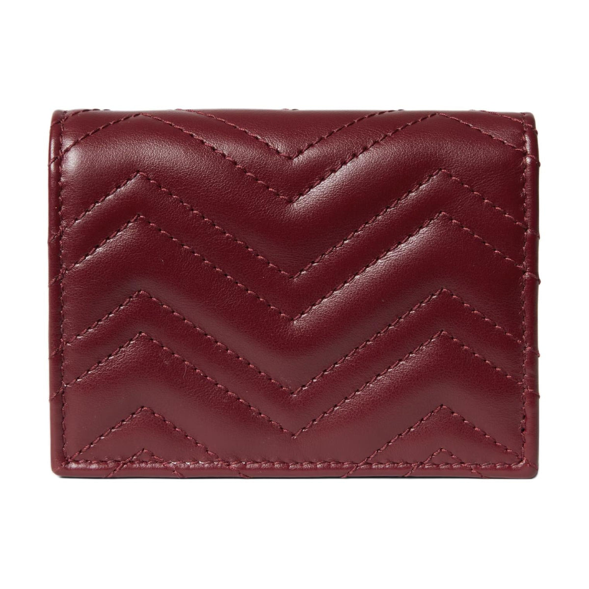 (WMNS) Gucci 26 GG Marmont Quilted Leather Wallet 'Rosso Ancora Red' 466492-DTDHV-6207