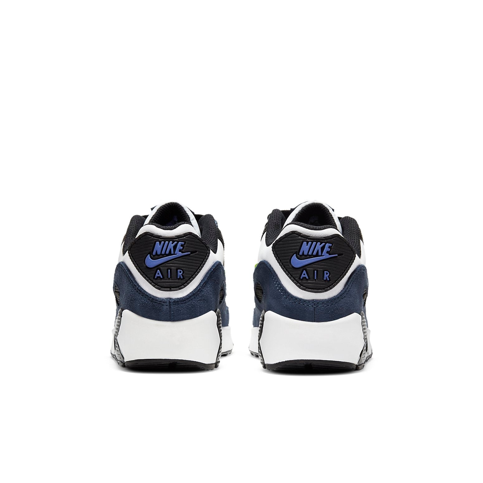 (GS) Nike Air Max 90 Leather 'Midnight Navy Volt' CD6864-401