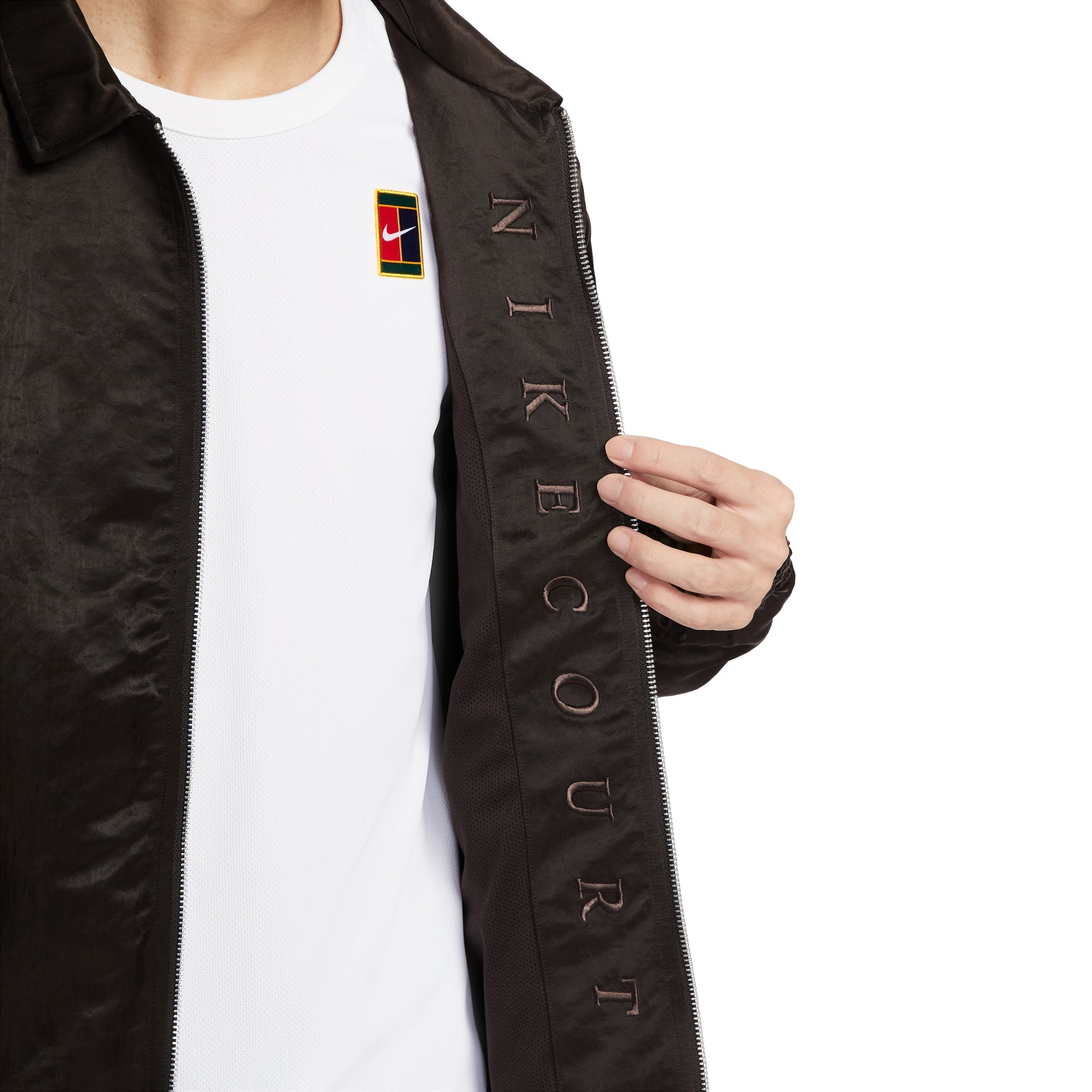Nike Court Slam Jacket 'Velvet Brown' IH2295-220