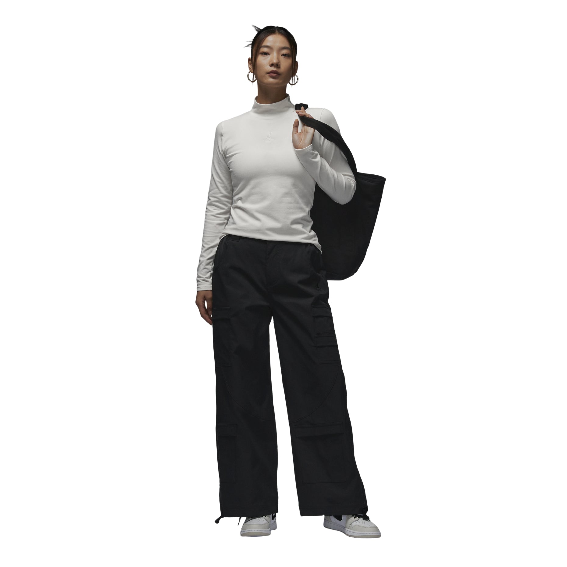 (WMNS) Air Jordan Women Heavy Weight Chicago Pants Asia Sizing 'Black' FD7216-010