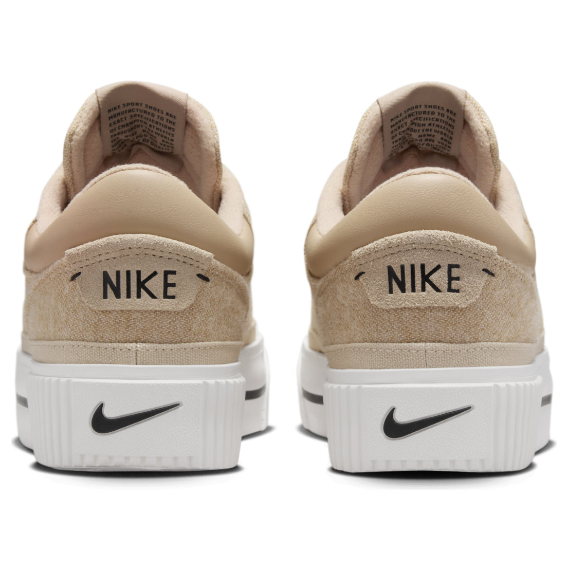 (WMNS) Nike Court Legacy Lift 'Hemp Sail Black' FZ2606-200