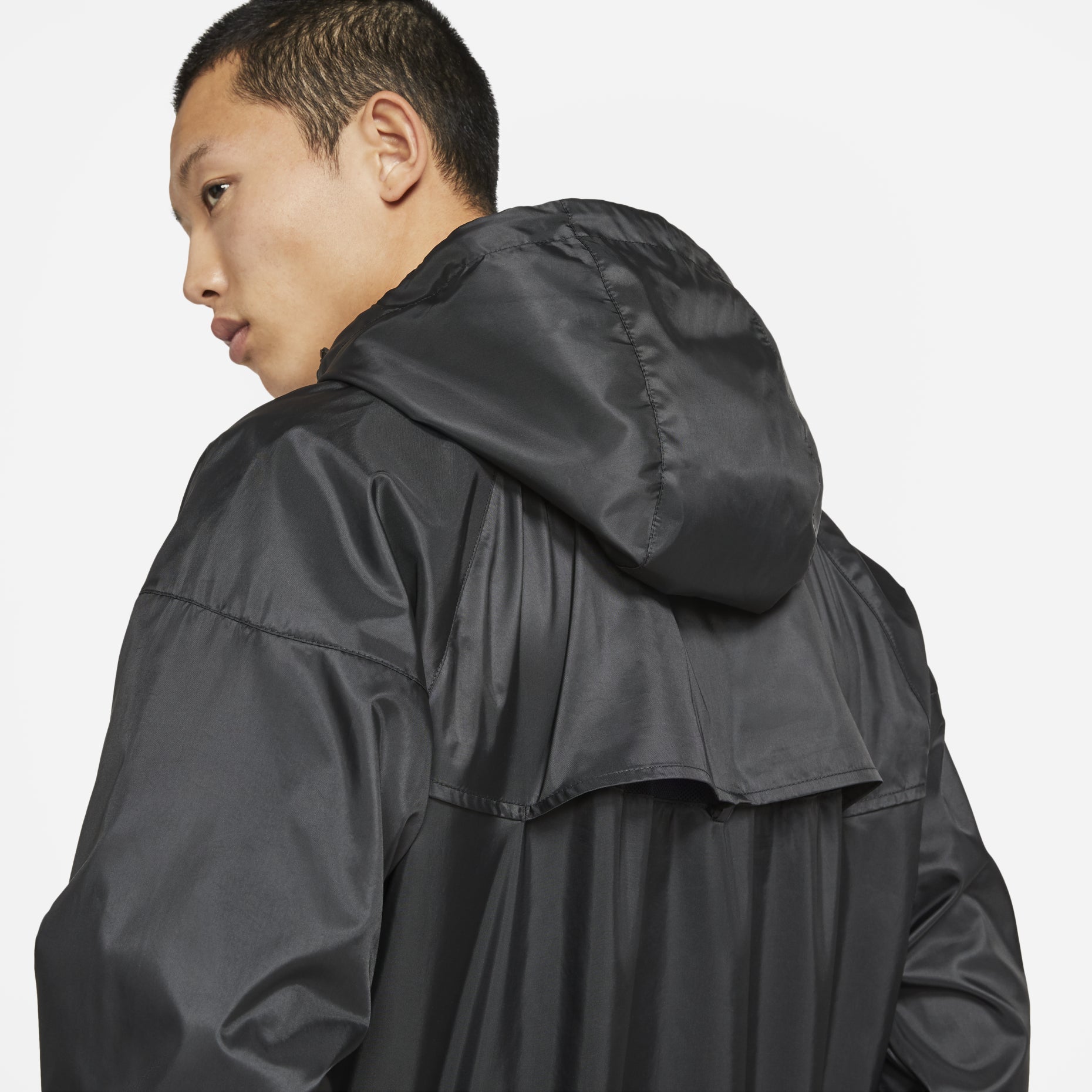 Nike Sportswear Windrunner Sports Training hooded Woven Jacket Black DA0002-010