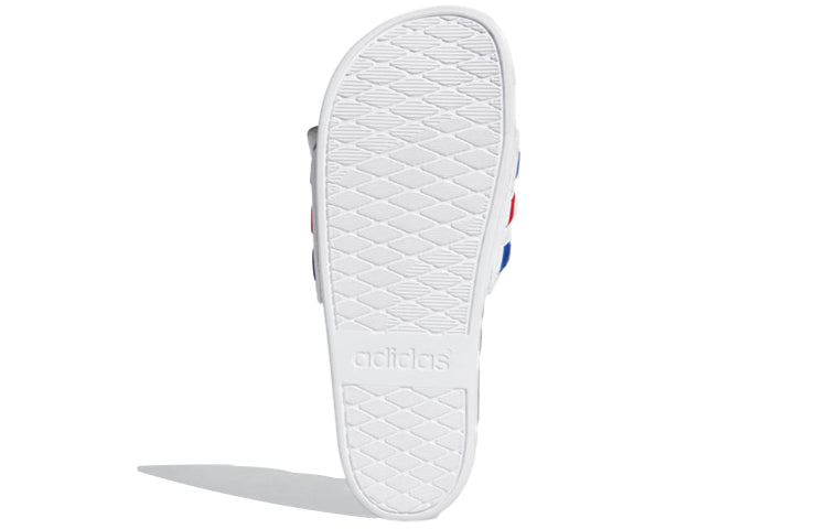 adidas Adilette Comfort Adjustable Slide 'White Royal Scarlet' FY8095