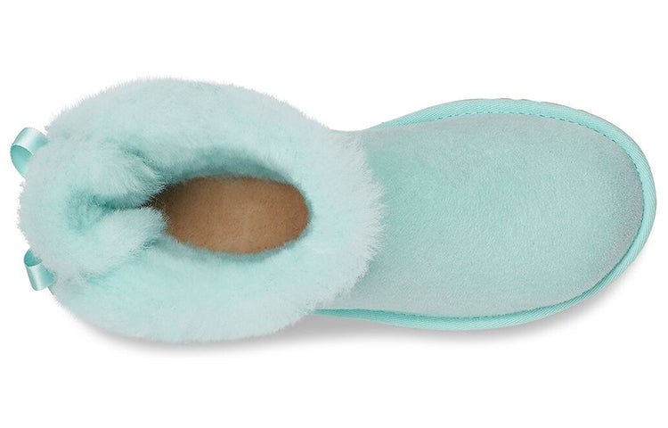 (WMNS) UGG Mini Bailey Bow II Boot 'Sky Blue' 1016501-SKY
