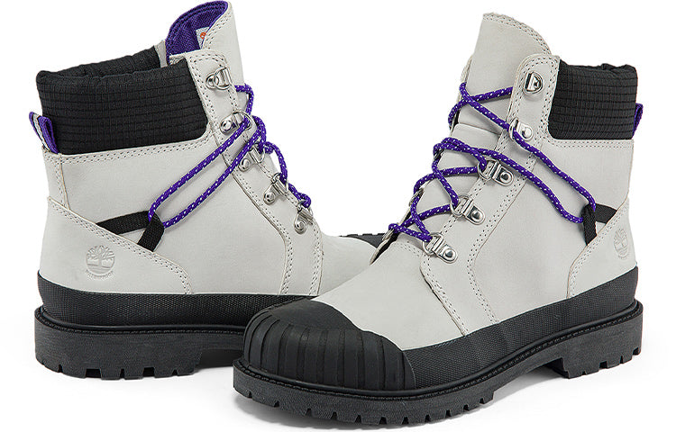 (WMNS) Timberland Heritage Rubber Toe 6 Inch Hiking Boot 'White' A2JX9W