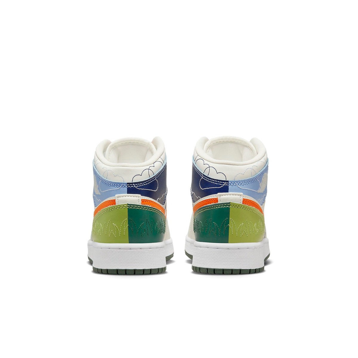 (GS) Air Jordan 1 Mid SE 'Stitch' DX2462-100