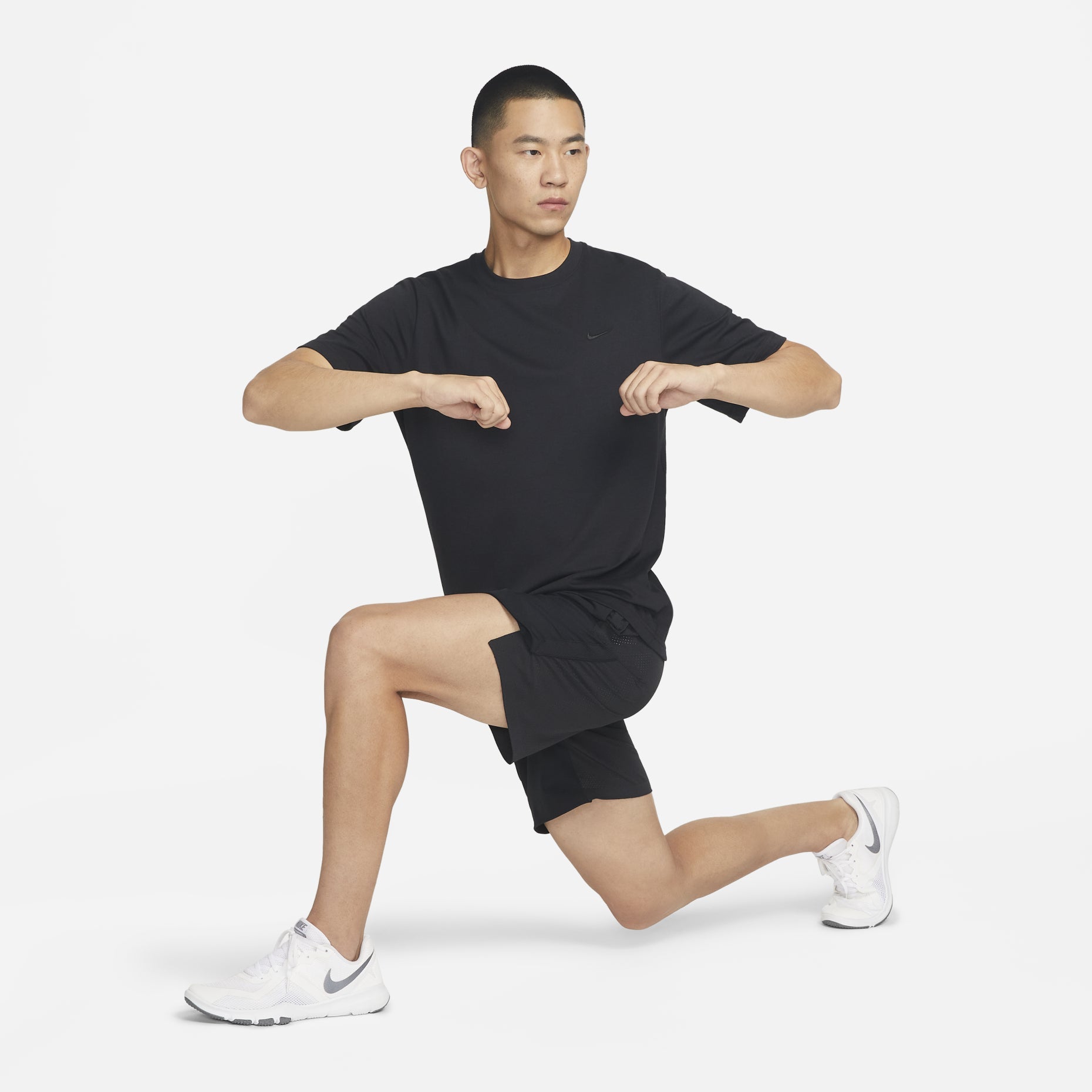 Nike Dri-FIT Primary Training T-shirt Asia Sizing 'Black' DV9832-010