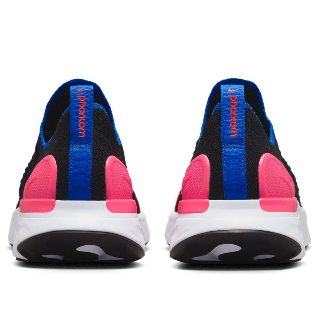 (WMNS) Nike React Phantom Run Flyknit 2 'Black Bright Crimson' DX2354-001