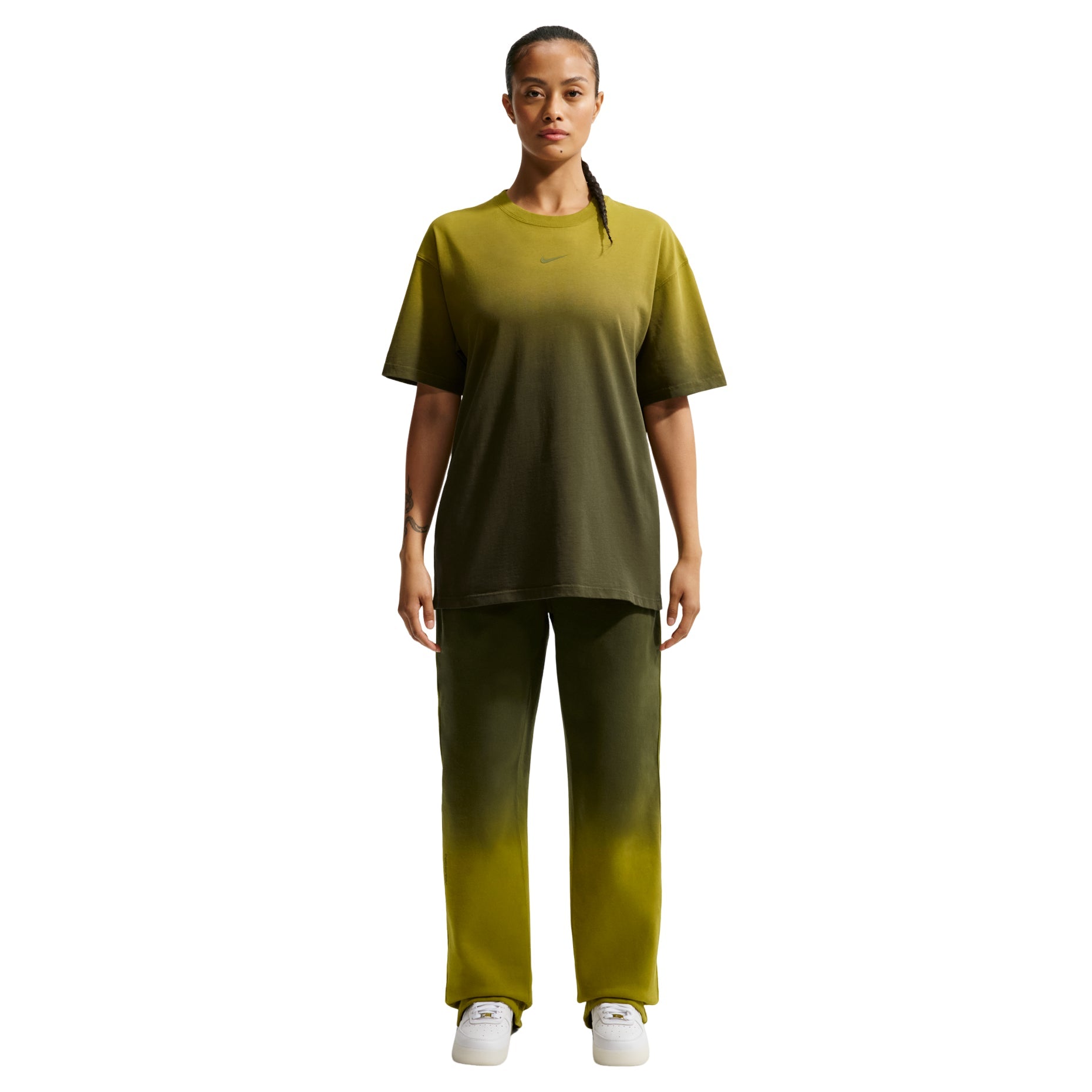 Nike NOCTA Fleece CS T-Shirt 'Moss Medium Olive' HJ6354-390