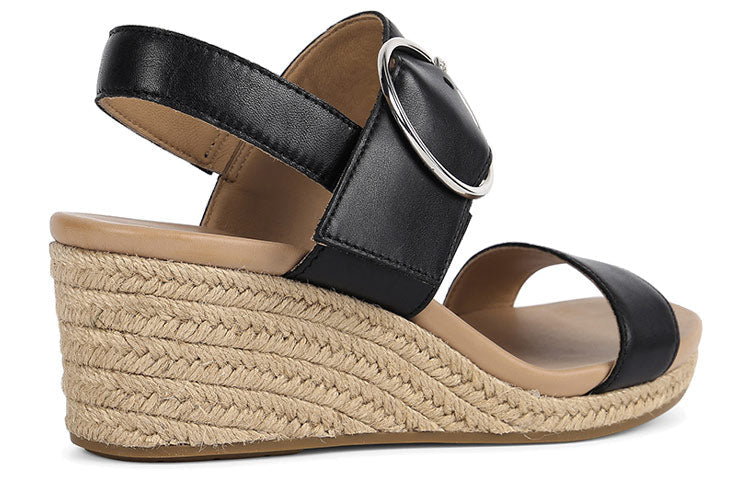 (WMNS) UGG Navee Sandals Black Brown 1117347-BLLE