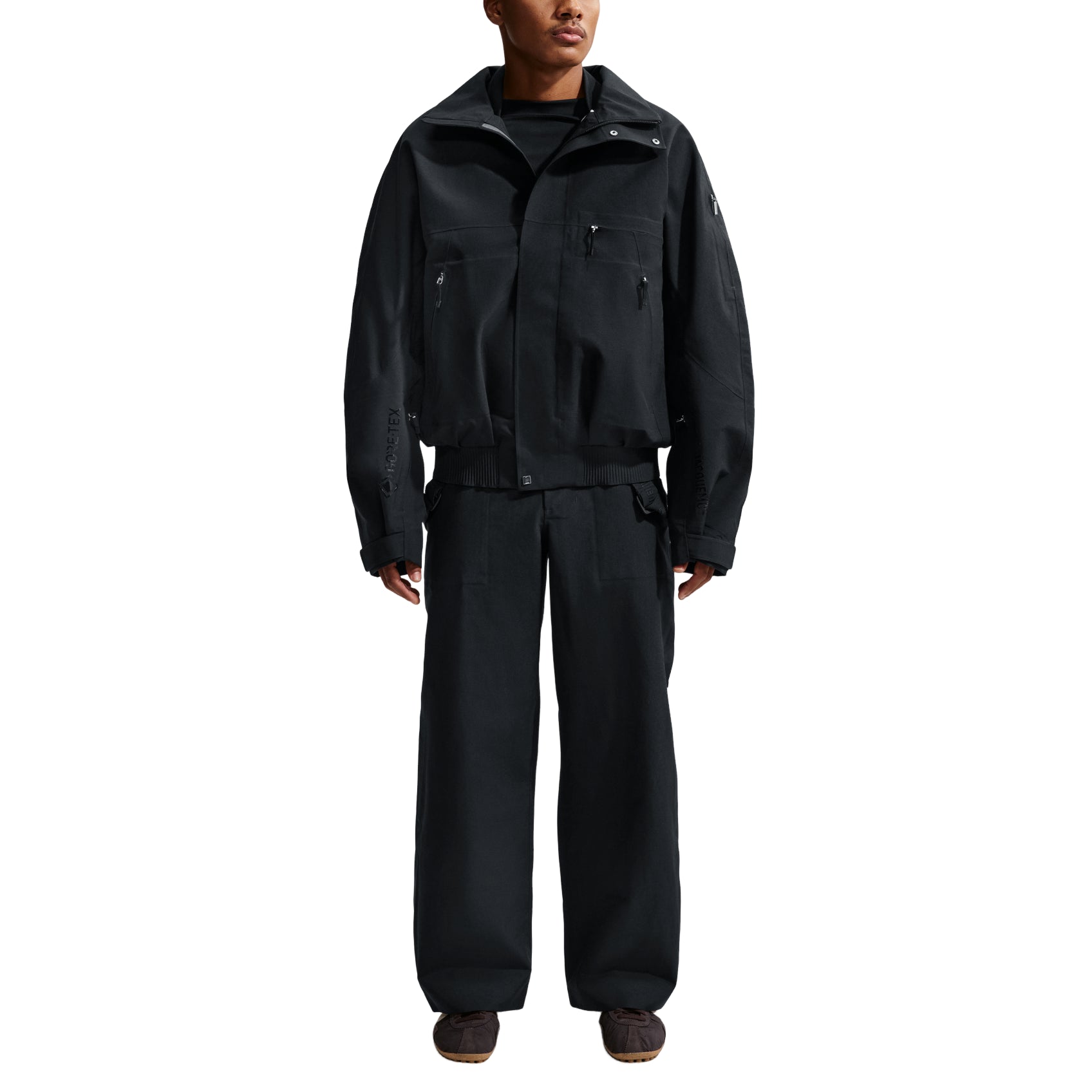 Nike x Jacquemus GORE-TEX 2-in-1 Jacket 'Black Light Orewood Brown' HQ5694-010
