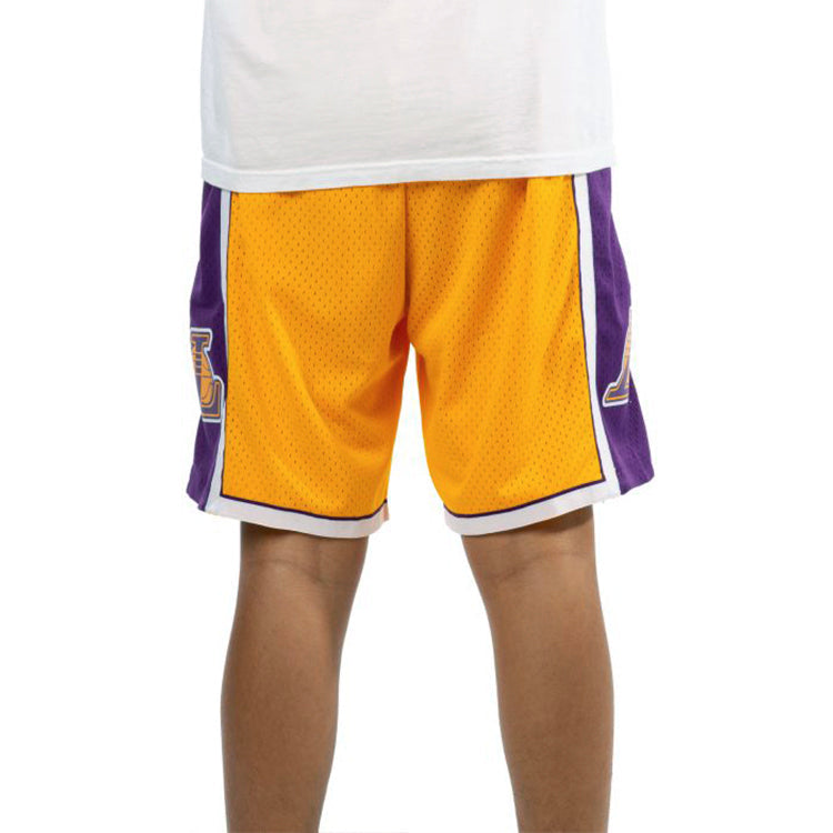 Mitchell & Ness NBA Swingman Shorts Los Angeles Lakers 2009-10 'Yellow Purple' SMSHCP19075-LALLGPR09