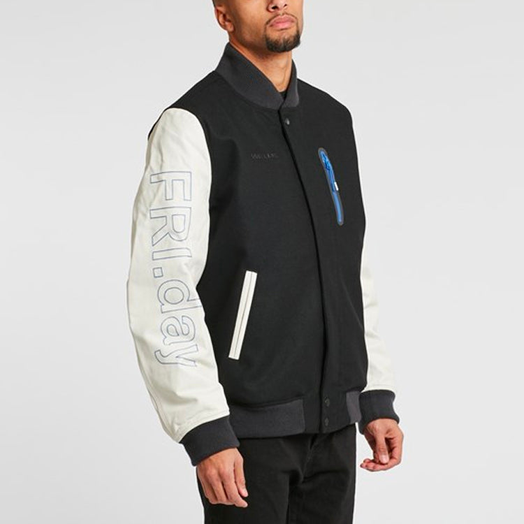 Nike x Soulland Destroyer Jacket Crossover Casual Sports Alphabet Pattern Zipper Black AA8722-011