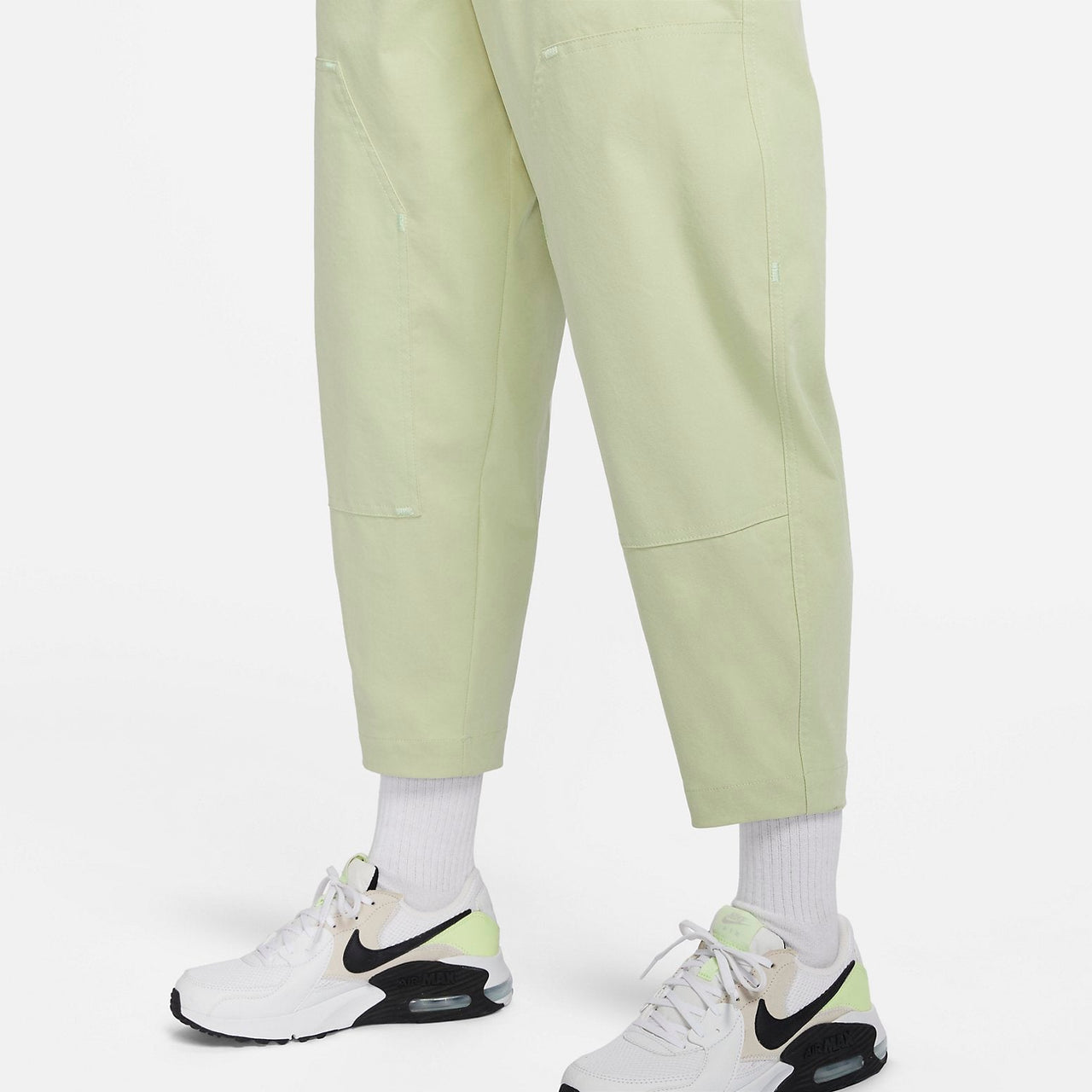 (WMNS) Nike Solid Logo Woven Track Pants 'Green' HF6174-371
