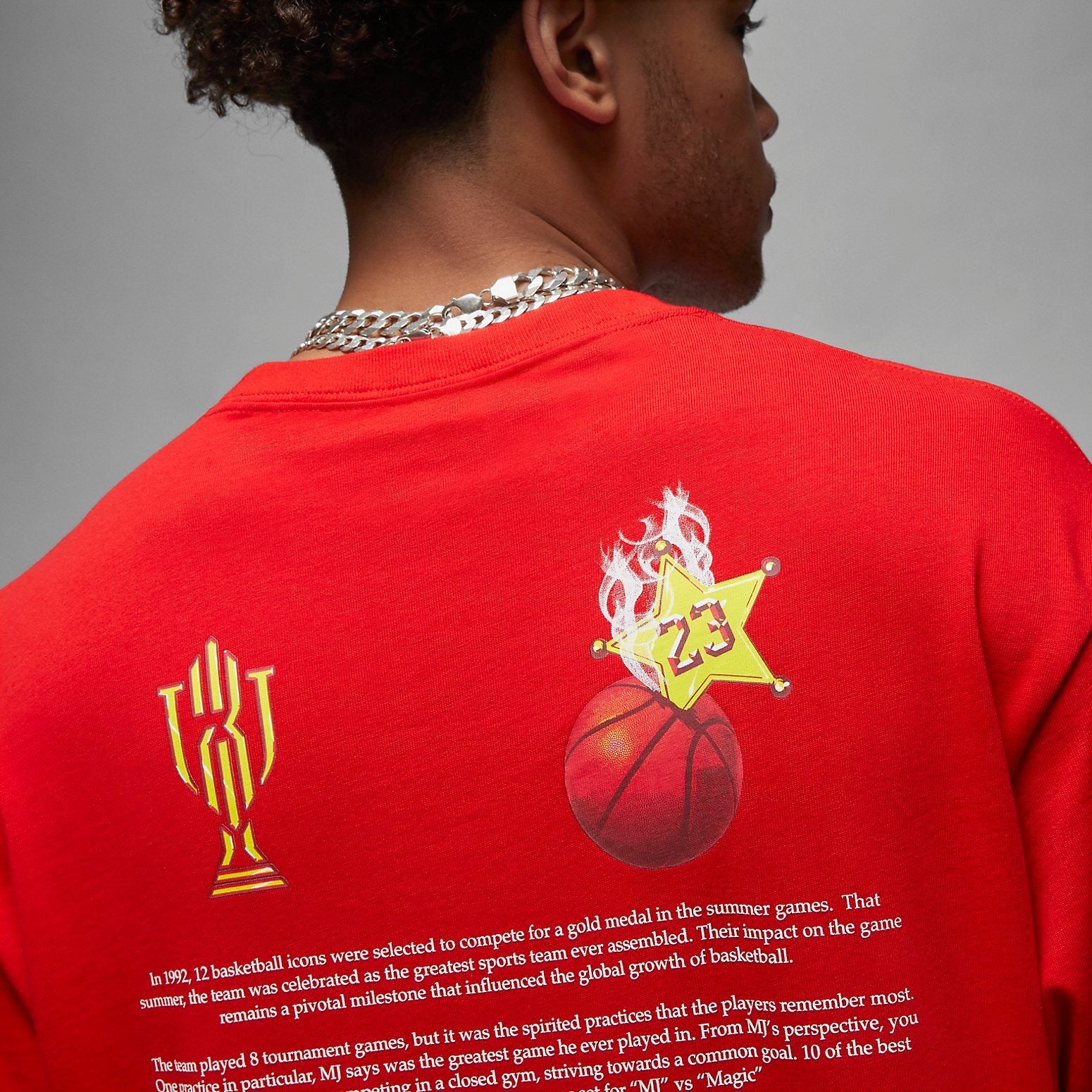 Air Jordan Graphic T-Shirt 'Red' DR2951-657
