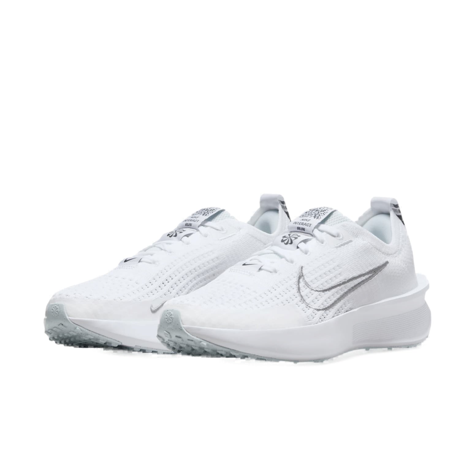 (WMNS) Nike Interact Run 'White Silver' FD2292-100