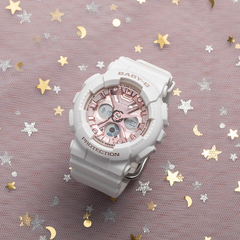 CASIO Baby-G 'Black & White' AEQ-110W-1B&BA-130-7A1PRL