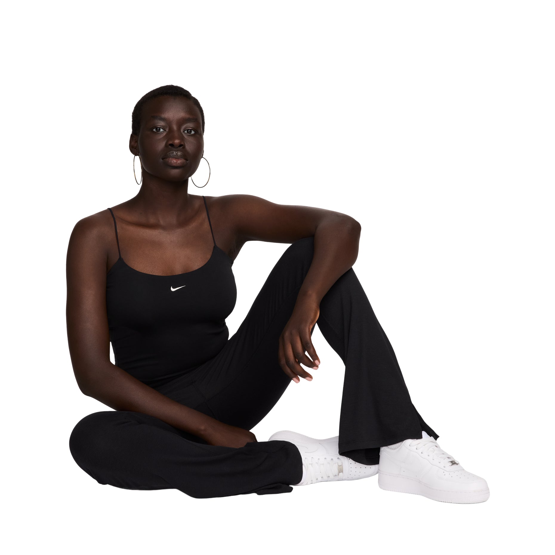 (WMNS) Nike Sportswear Chill Knit Top 'Black' FN3686-010