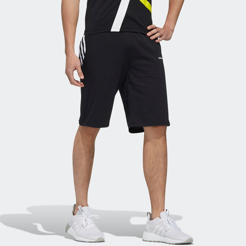 adidas neo Athleisure Casual Sports Shorts Black DZ8720