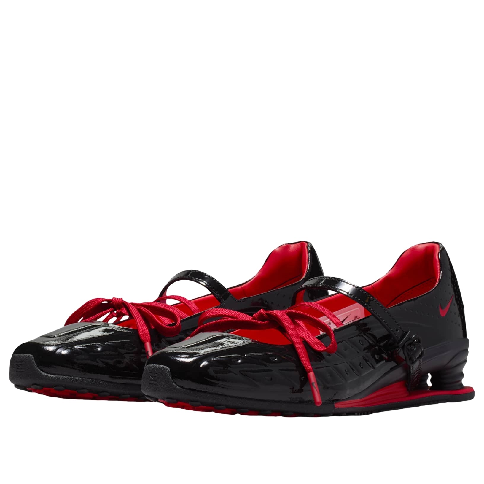 (WMNS) Nike x LABELHOOD Shox Z Calistra 'Black University Red' IW7881-001