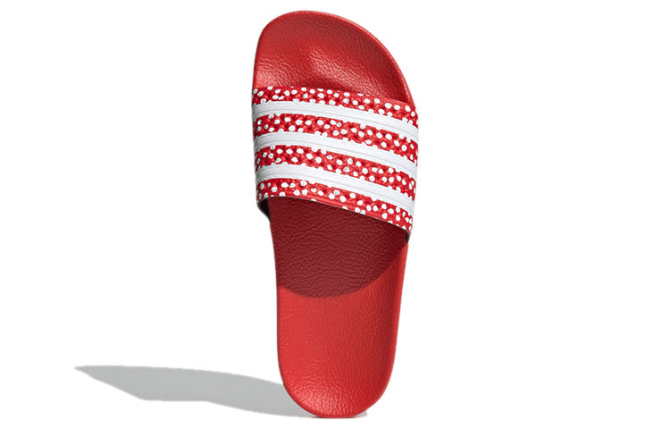 (WMNS) adidas Adilette Slide 'Polka - Vivid Red' FX5921