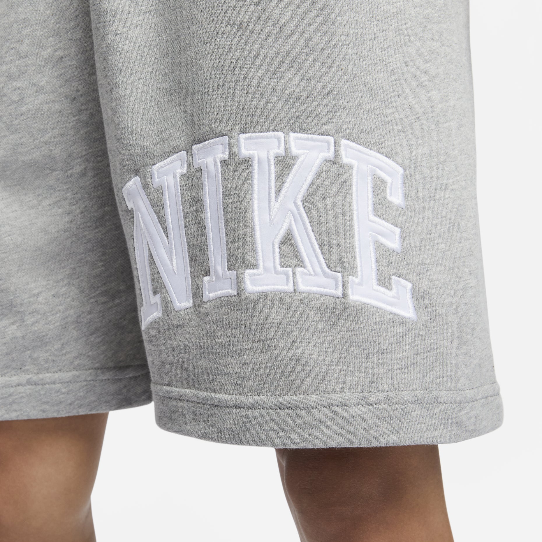 Nike Sportswear Club French Terry Shorts Asia Sizing 'Grey White' FQ4093-063
