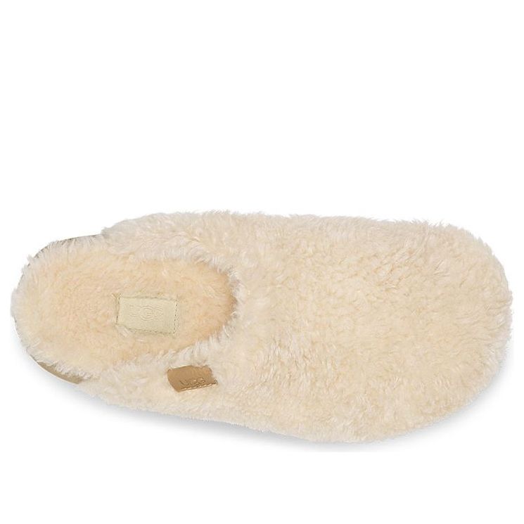 (WMNS) UGG Fuzz Sugar Slide 'Natural' 1121634-NAT