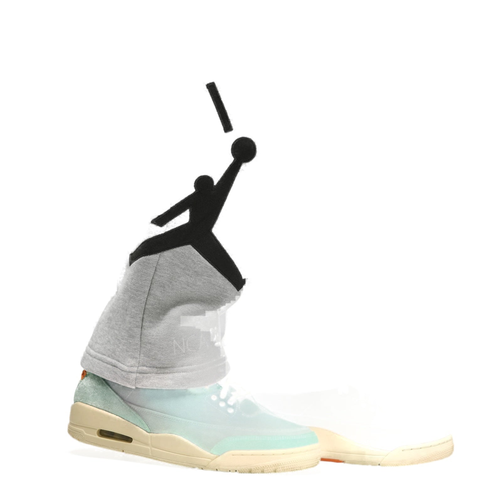 Air Jordan x Nina Chanel Abney Sweatpants 'Grey Black' FZ7518-063