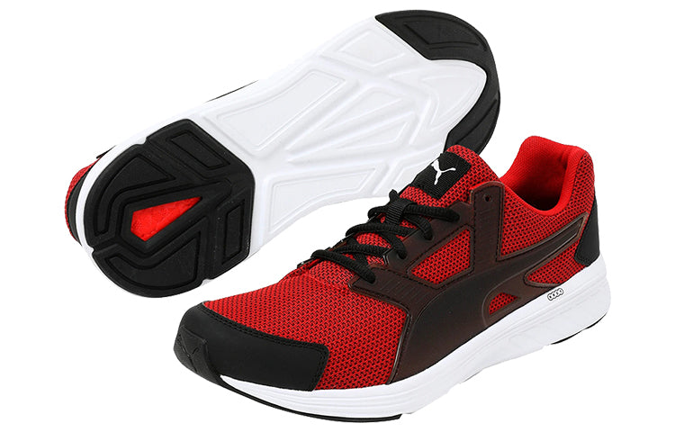 (WMNS) PUMA Nrgy Driver Nm Low Running Shoes Black/White/Red 191369-05