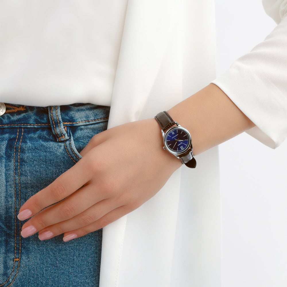 (WMNS) CASIO Analog 'Cobalt Blue Silver' LTP-V005L-2B