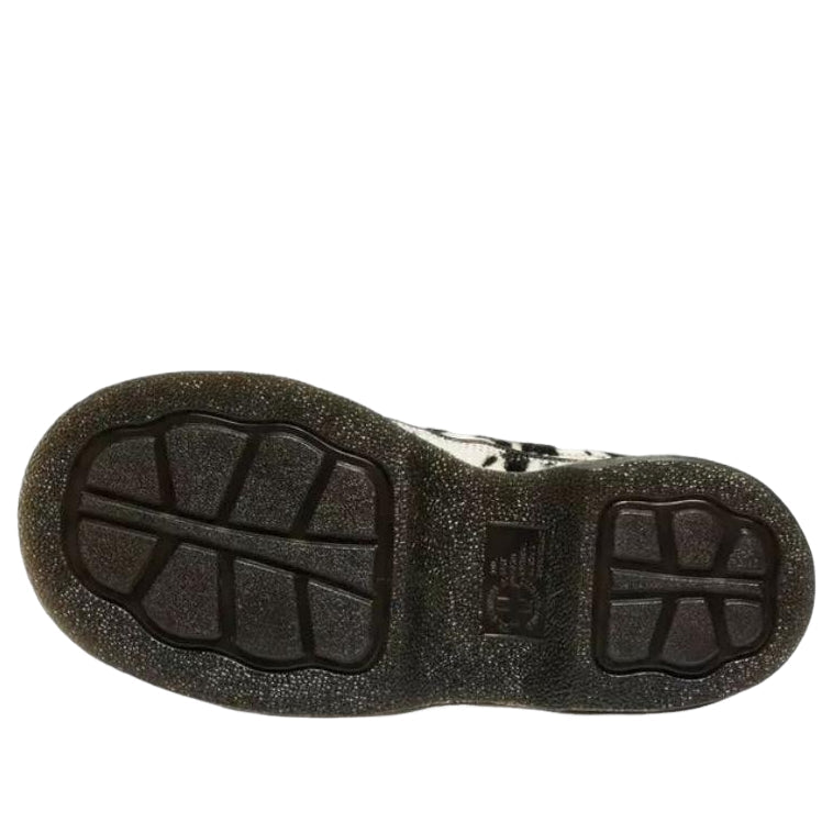Dr. Martens Buzz 5-Eye Dalmatian Hair-On Leather Shoes 'Cream Black' 42846100