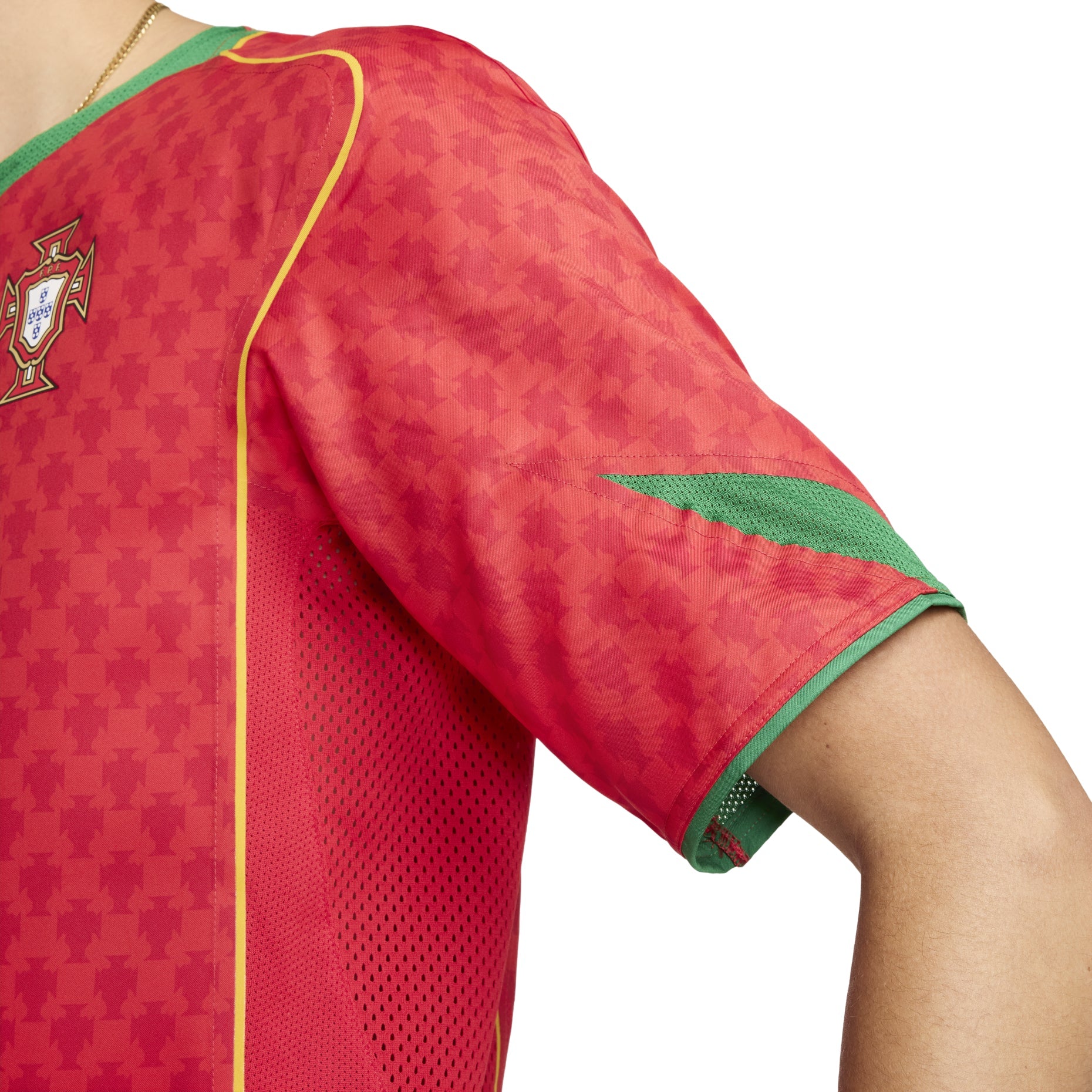 Nike Portugal 2004 Reissue Replica Jersey 'Sport Red Green Yellow' HF6851-614