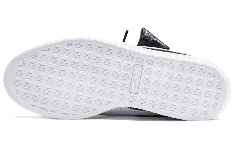 (WMNS) PUMA Basket Heart Reinvent 'Black White' 369935-02