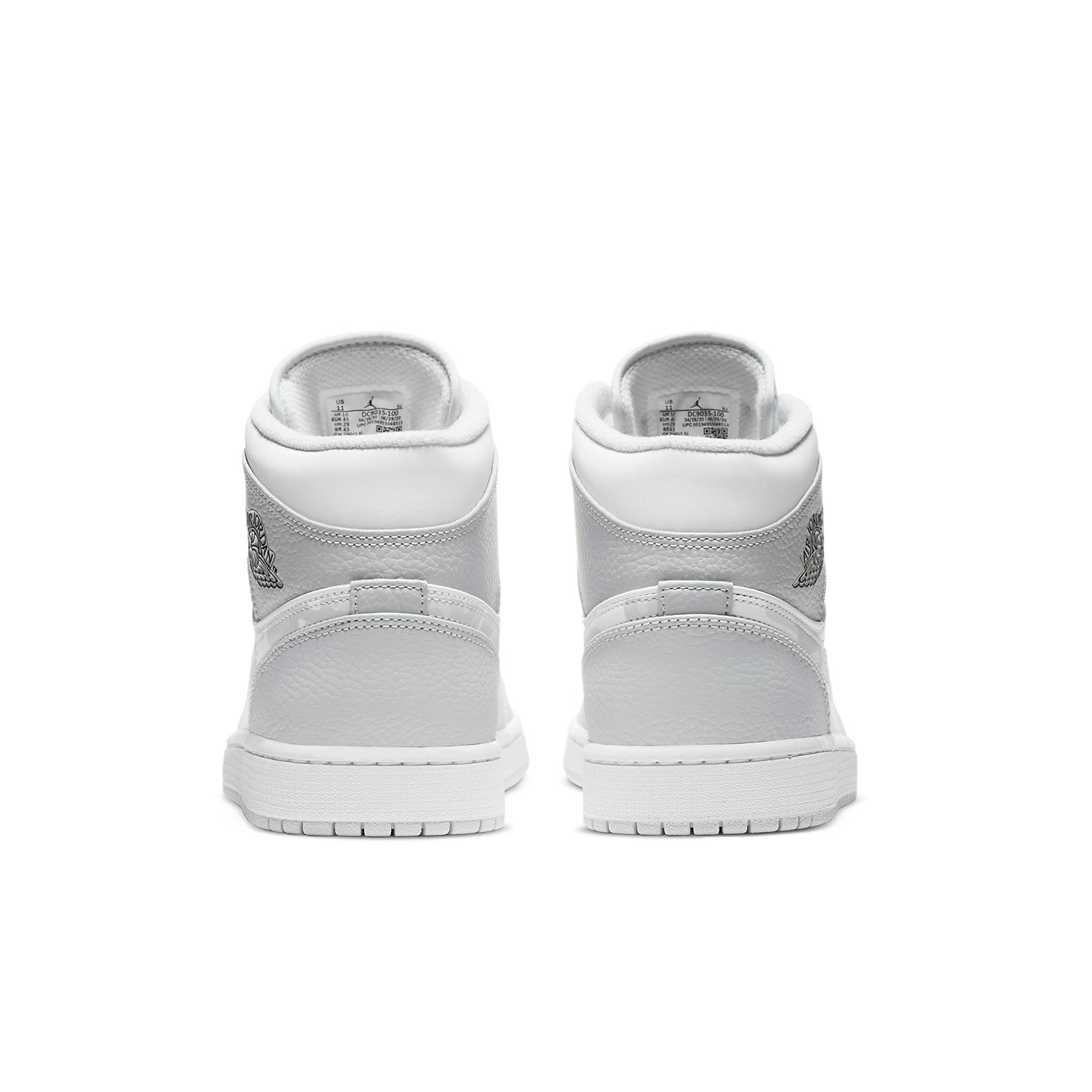 Air Jordan 1 Mid 'Swoosh Logo - Grey Camo' DC9035-100