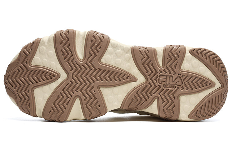 (WMNS) FILA FUSION Fashion Daddy Shoes 'White Beige' T12W241303FWA