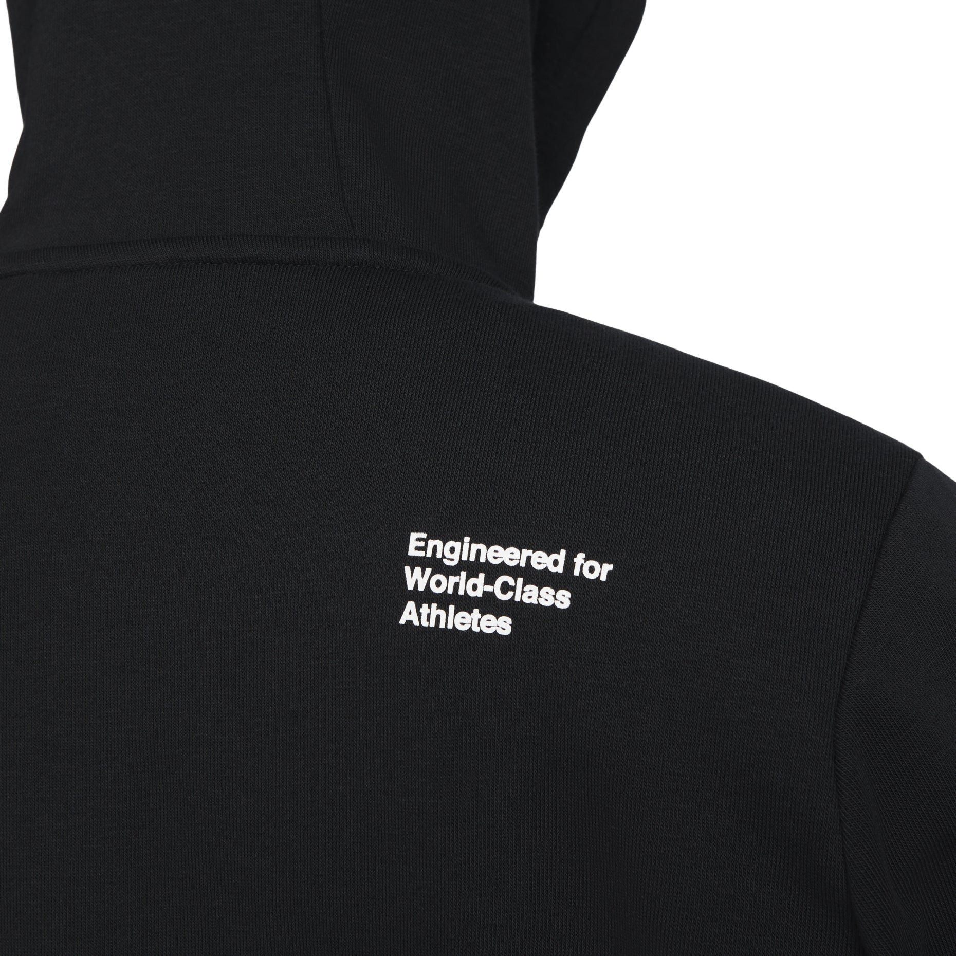 Nike Dri-FIT Fleece Full-Zip Fitness Hoodie 'Black White' FB8576-010