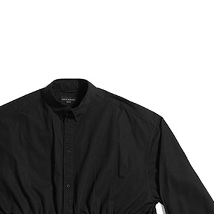 (WMNS) Balenciaga 23SS Asymmetry Deconstructed Shirt 'Black' 720102TNP041000
