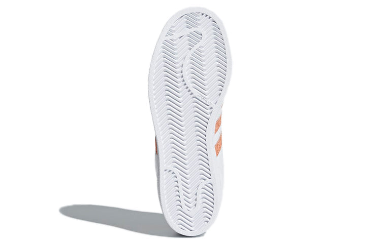 (WMNS) adidas originals Superstar Skate shoes 'White Orange' CG5462