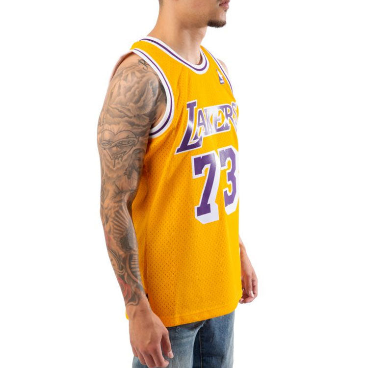 Mitchell & Ness NBA Swingman Dennis Rodman Los Angeles Lakers Road 1998-99 Jersey SMJYCP20064-LALGOLD98DRD