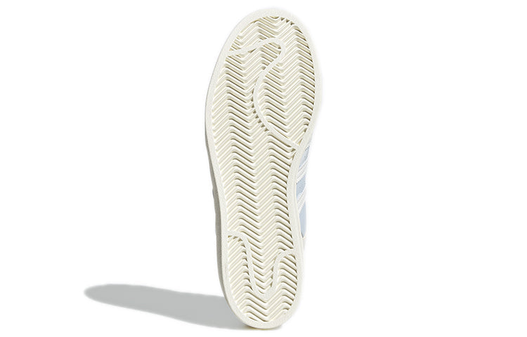 (WMNS) adidas originals Superstar Comfortable Wear-Resistant Sneakers Creamy 'Cream Light Bluegray' GW3310