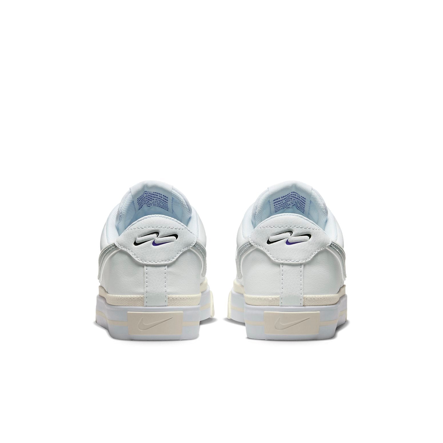 (WMNS) Nike Court Legacy 'White Metallic Silver' DX3216-100