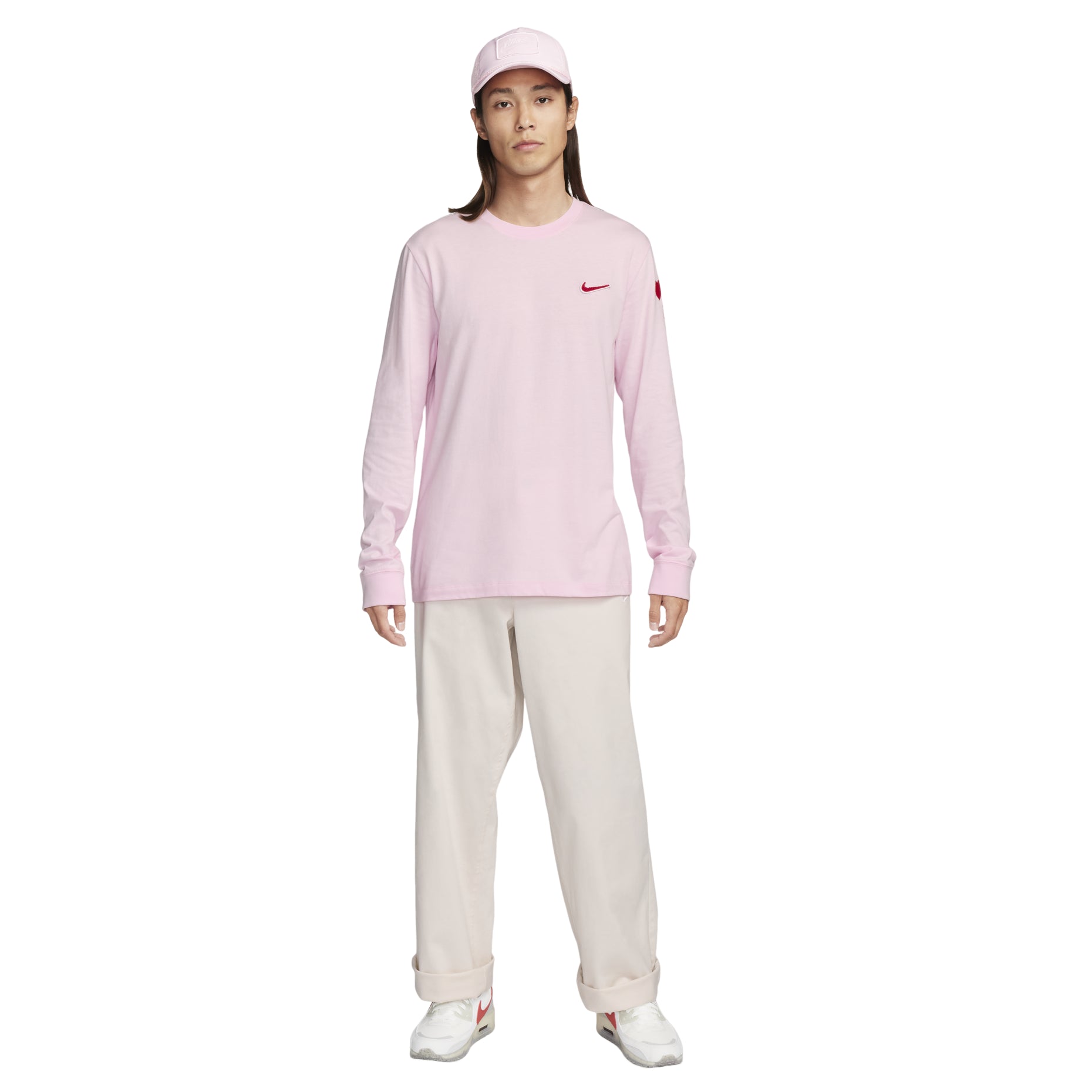 Nike Sportswear Long-Sleeve T-Shirt 'Pink' FV3994-663