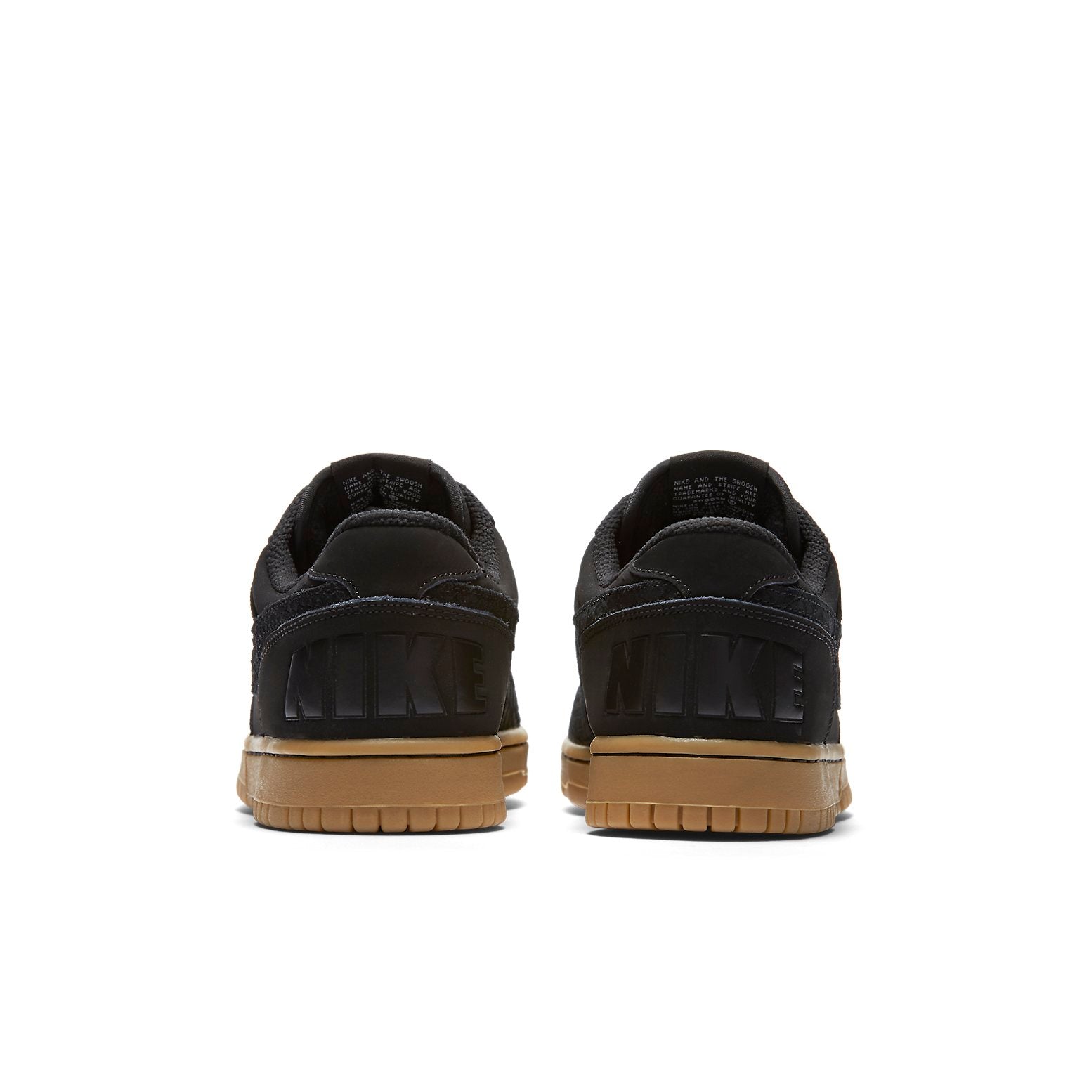 Nike Big Low Lux Shoes Men’s SZ 12 Snakeskin Gum Black 854166-002 RARE? Nike Big Low Lux Gum Light SB Black Suede Sz 10.5  main image 2